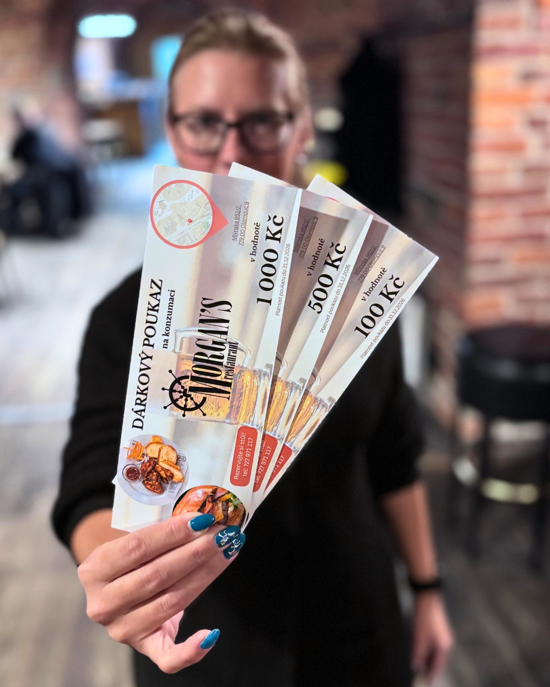Morgan's Restaurant Olomouc gift voucher
